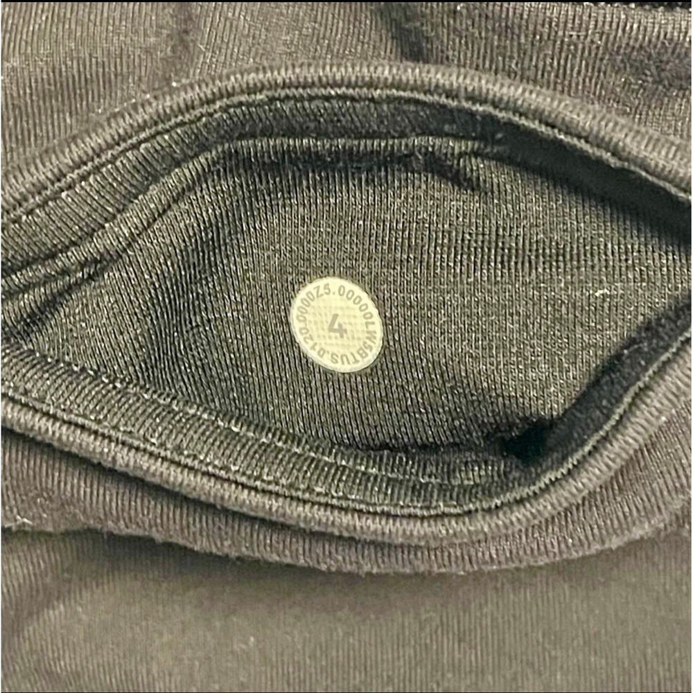 Lululemon Groove Super High-Rise Flared Pant Black Nulu Yoga Size 4 W5BTUS - Picture 5 of 6